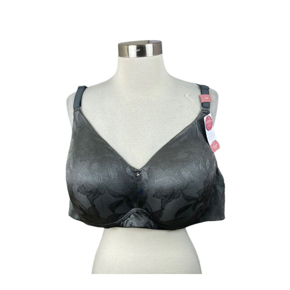 Cacique NEW No-Wire Lightly Lined Invisible Back Smoother Underwire Bra Size 48D